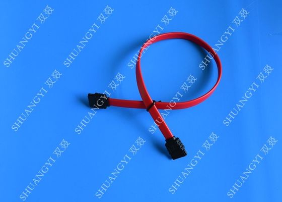Chiny Female To Female Serial ATA SATA Data Cable 7 Pin For Computer 300mm dostawca