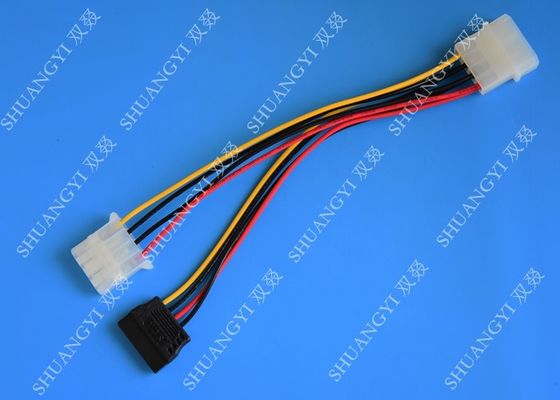 Chiny Linear Splitter Extension Adapter Converter Cable With 4 Pin Molex Female Connector dostawca