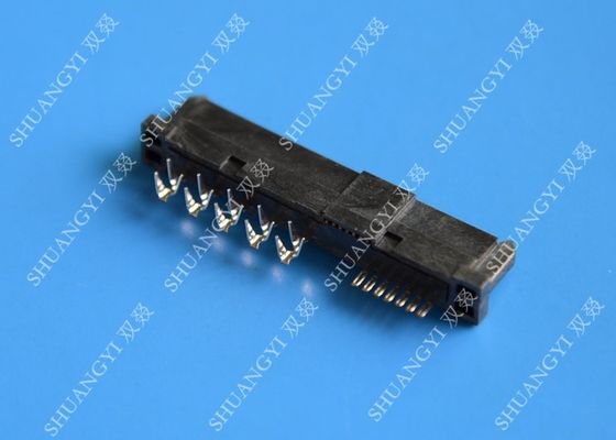Chiny 22 Pin Female SATA Data Connector SMT and Reverse Type 1.5A Current Rating dostawca