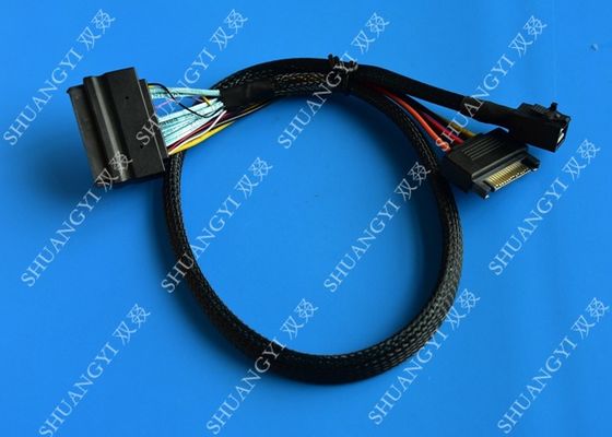 Chiny Workstations Servers SFF 8643 To U.2 SFF 8639 Cable With 15 Pin SATA Power Connector dostawca