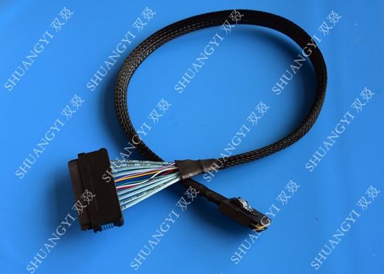 Chiny Mini Serial Attached SCSI Cable SAS SFF-8087 36 Pin To SAS SFF-8484 32 Pin Cable 0.5 M dostawca