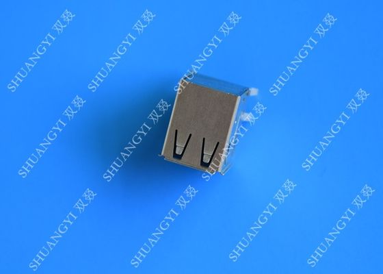 Chiny DIP Foot 4 Pin AF Type Double USB Charging Connector Female For PCB dostawca