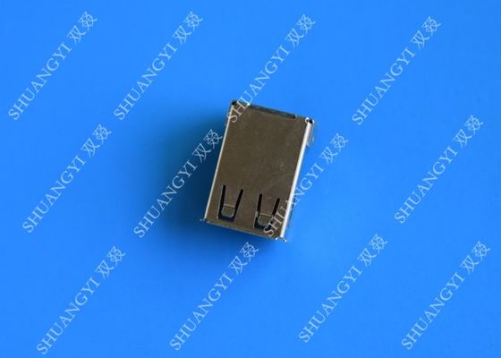 Chiny 4 Pin AF Type USB Charging Connector , Right Angle Female SMT USB 2.0 Connector dostawca
