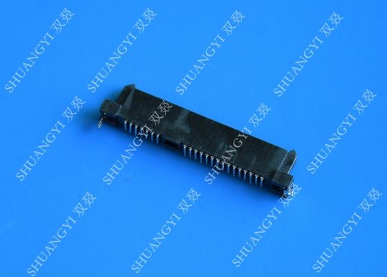 Chiny Black Slim Serial Attached SCSI Connector , Female SAS SFF 8482 Connector dostawca