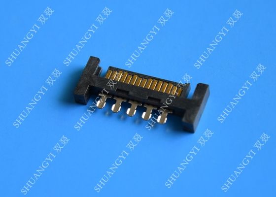 Chiny PCB Slimline SATA Connector Voltage 125V AC Small Footprint Design dostawca