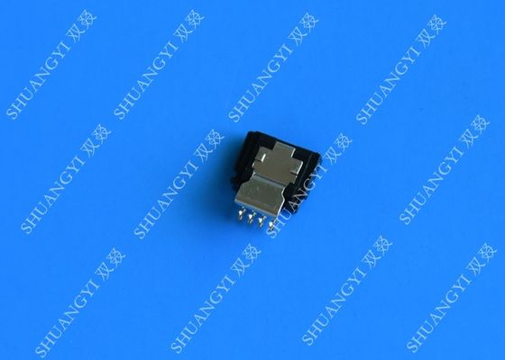 Chiny Straight Micro External SATA 7 Pin Connector Solder Type 180 Degree DIP dostawca