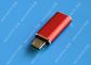 Red USB 3.1 Type C Male to Micro USB 5 Pin Micro USB Slim For Cell Phone dostawca
